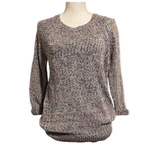Pea in the Pod Marled Thick Knit Sweater